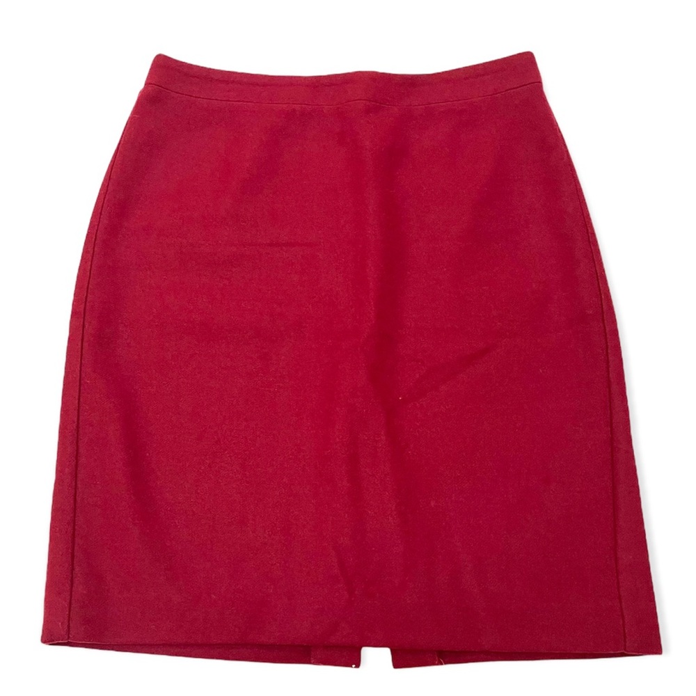 ⭐️J crew cranberry pencil skirt - Picture 3 of 11
